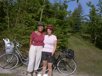 Cykeltur Birte og Anja